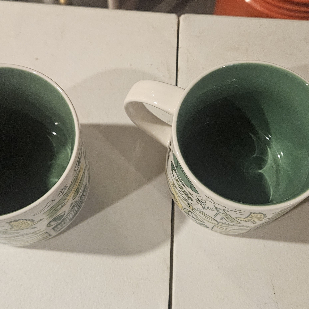 Starbucks Alabama Mug Set - Green and White - Picture 3 of 3